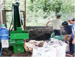 Sản xuất phân lân vi sinh từ vỏ cà phê