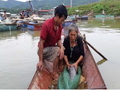 Building the brand of fish and shrimp of Hoa Binh Hydropower Plant