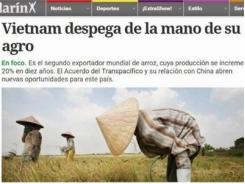 Báo Argentina ca ngợi thành tựu nông nghiệp của Việt Nam