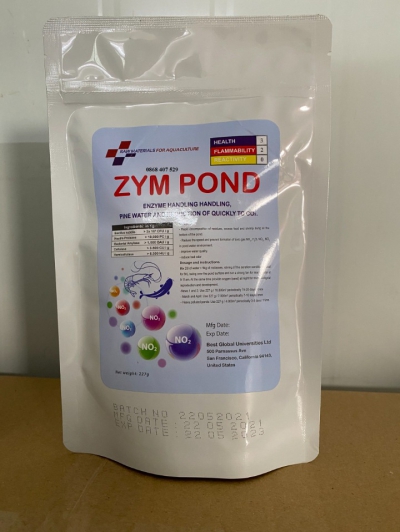 Zym pond chuyên xử lý NO2, mùn bã hữu cơ, làm sạch môi trường trong ao nuôi