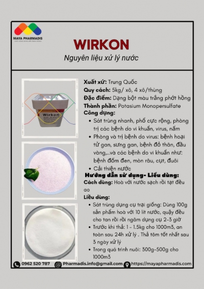 Potassium Monopersulphate 50% (Wirkon)
