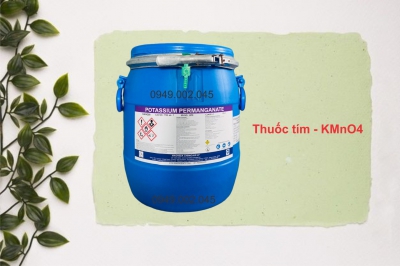 Thuốc tím (KMnO4) - Diệt khuẩn, xử lý nước ao nuôi