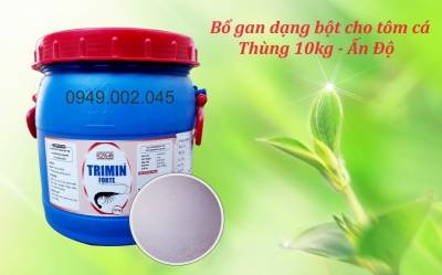 Trimin Forte - Nguyên liệu bổ gan dạng bột cho tôm cá