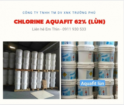 Hóa chất xử lý nước - Chlorine Aquafit 62%