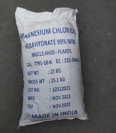 Magie chlorua (MgCl2.6H2O), Ấn độ
