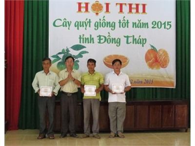 Nhà Vườn Phan Ngọc Trung Đạt Giải Nhất Hội Thi Cây Quýt Giống Tốt