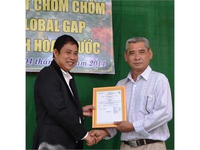 Trao Chứng Nhận GlobalGAP Cho HTX Chôm Chôm Bình Hoà Phước (Vĩnh Long)