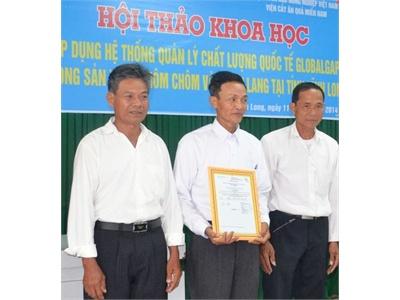 Trao Chứng Nhận GlobalGAP Cho HTX Nông Nghiệp Và Dịch Vụ Thành Đông