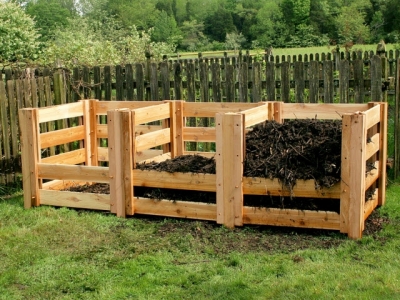 How to Build a Three-Bin Composter