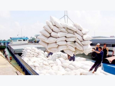 Rice export price touches three year high