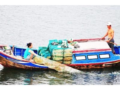 Đánh bắt thủy sản bằng lờ dây trên đầm thủy triều chưa xử lý dứt điểm
