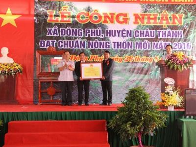 Xã nghèo Đông Phú được công nhận NTM sớm 4 năm