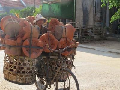 Đỏ lửa lò gốm ở Nhơn Hậu