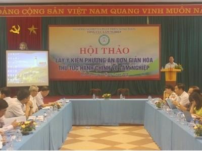 Đơn giản thủ tục hành chính lâm nghiệp