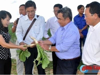 Nông dân Bà Rịa Vũng Tàu học hỏi kinh nghiệm tại Hà Tĩnh