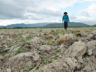 Tháo nước hồ cứu vùng khô hạn nhất Bình Thuận
