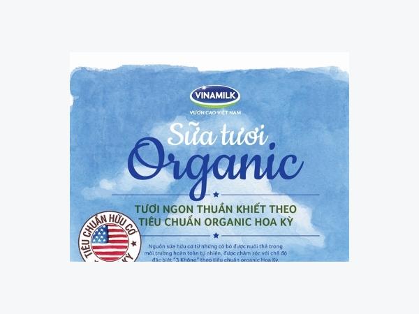 Vinamilk tiên phong mở lối cho thị trường thực phẩm Organic cao cấp