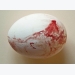 Why is there blood on this egg?