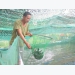 Tự tạo cơ hội: Lót bạt trên cát nuôi cá lóc